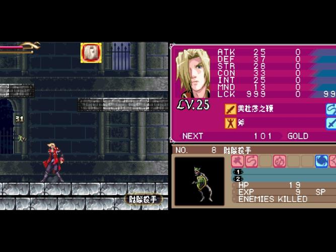 【NDS】《恶魔城:废墟的肖像》中文版游戏截图