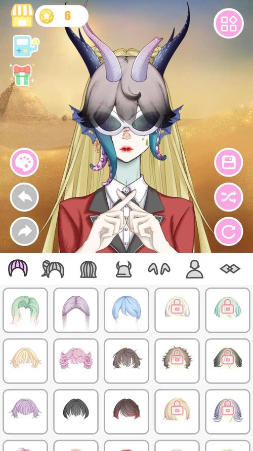 怪物女孩换装全解锁版游戏截图