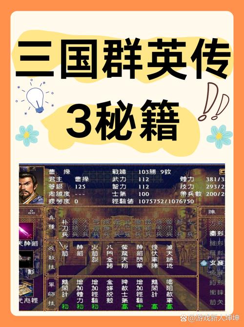 三国群英传秘籍有什么游戏截图