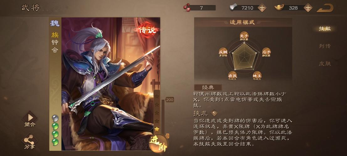 三国杀OL【武将攻略】精练策数的 ldquo 桀骜野心家 rdquo  mdash 族钟会极速版2023游戏截图