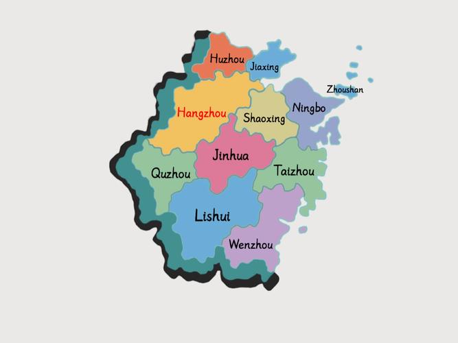 浙江省标准地图(边界版)游戏截图
