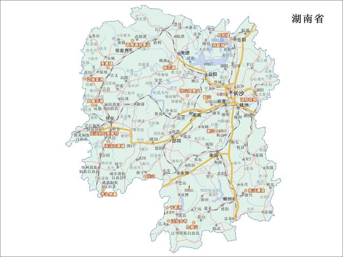 湖南省标准地图(公路交通版)游戏截图