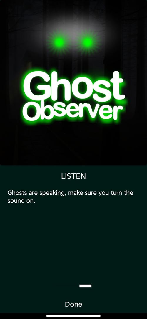 ghost observer鬼魂探测器ghost observer正