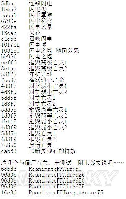 上古卷轴5附魔代码