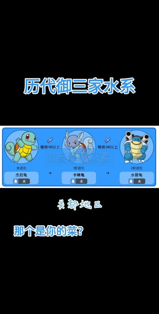 口袋妖怪水系精灵家族介绍