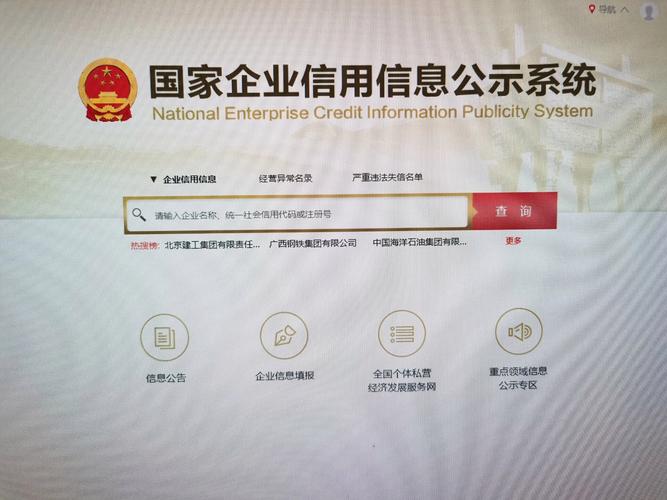 企业信用信息查询系统游戏截图