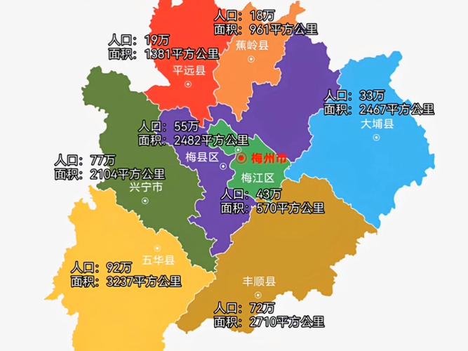 梅州市地图