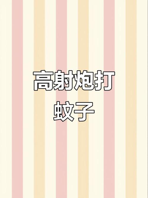 高射炮打蚊子