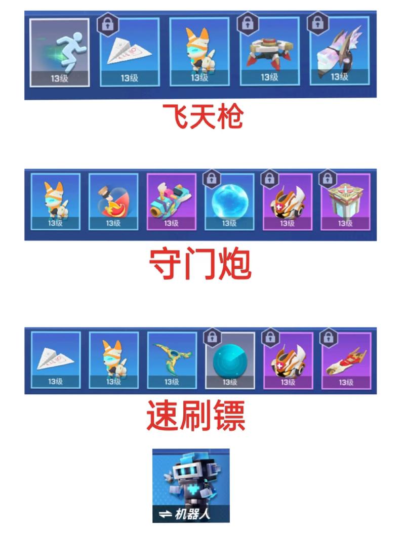 逃跑吧!少年武器参考大全