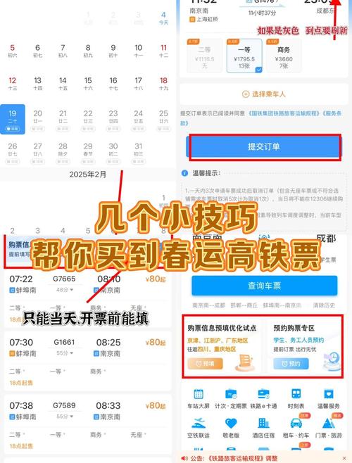 12306掐点抢票技巧
