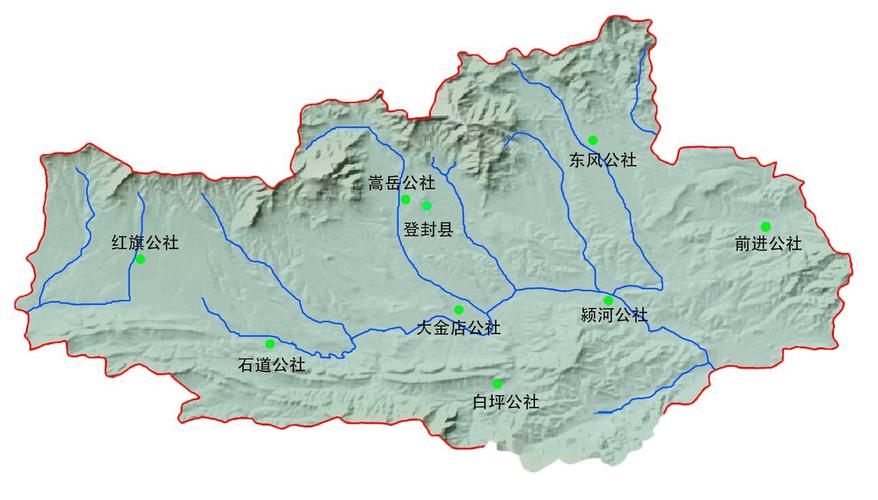 登封市地图缩略图