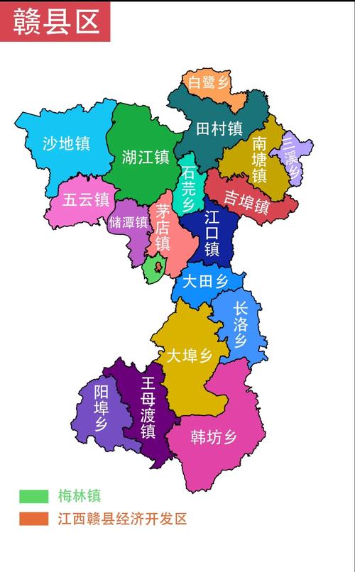 赣县地图缩略图