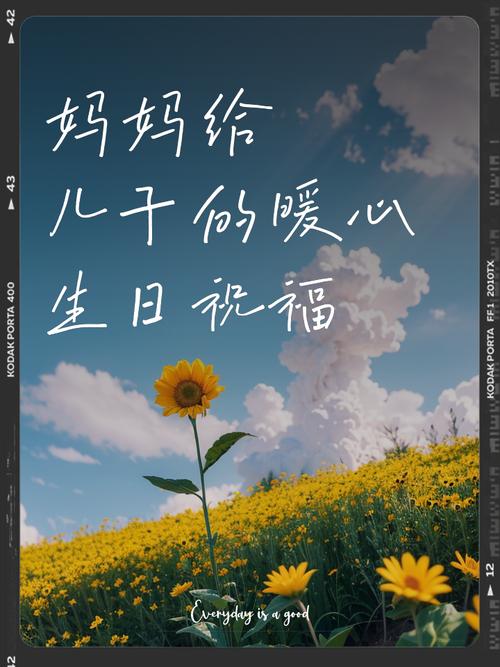 祝儿子生日快乐的句子暖心妈妈祝儿子生日经典短句图标