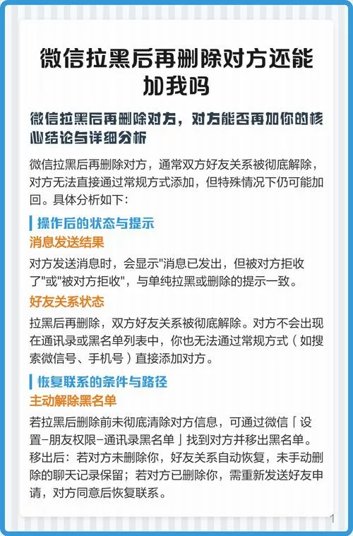 拉黑删除后添加对方对方知道吗游戏截图