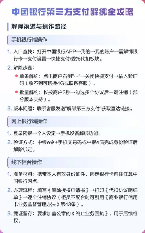 银行卡如何解除第三方绑定游戏截图