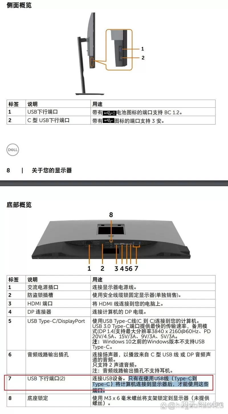 dell显示器usb接口怎么用