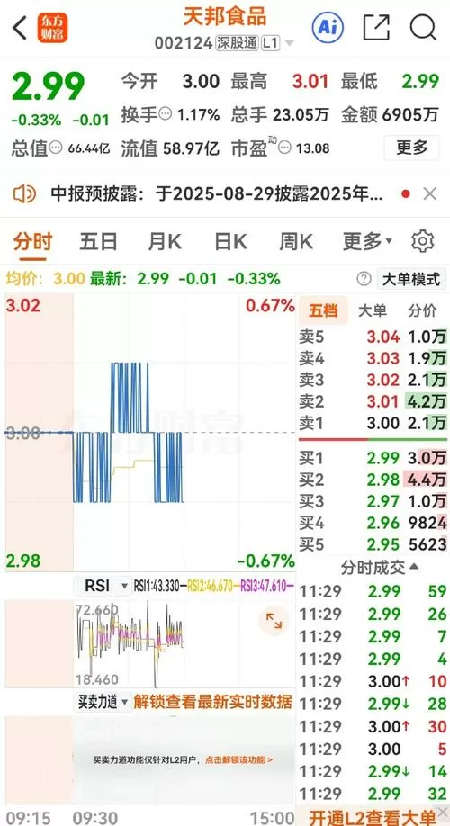 天邦股份股票缩略图